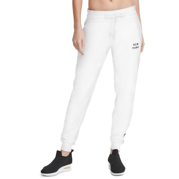 DKNY Womens Sport Flocked-Logo Joggers Size S - Picture 1 of 3